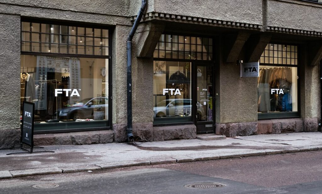 FTA kuva myymälästä ulkoa